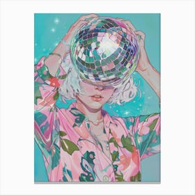 Disco Girl Canvas Print