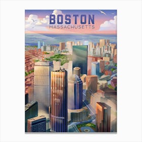 Boston Massachusetts Canvas Print