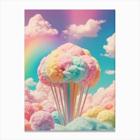 Cotton Candy Clouds Canvas Print