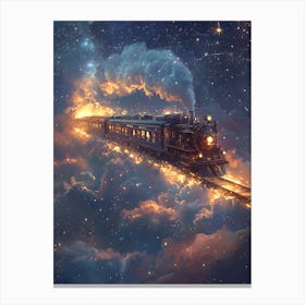 Train In The Sky 8 Canvas Print