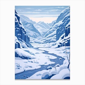 Jostedalsbreen National Park Norway 5 Canvas Print
