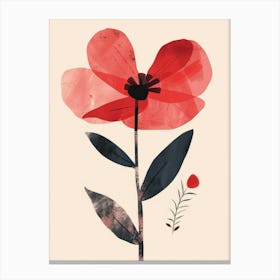 Red Poppy Canvas Print