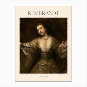 Rembrandt 4 Canvas Print