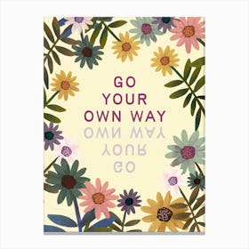 Go Your Own Way - Multi Canvas Print