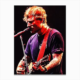 Ed Sheeran 4 Canvas Print