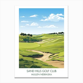 Sand Hills Golf Club   Mullen Nebraska  Canvas Print