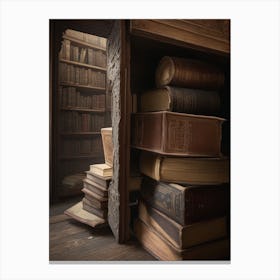 In the old library Canvas Print