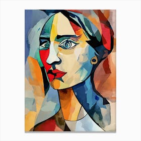 Watercolor Portrait Canvas Print