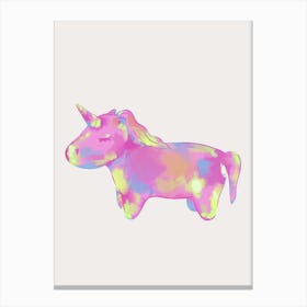 Unicorn pink Canvas Print