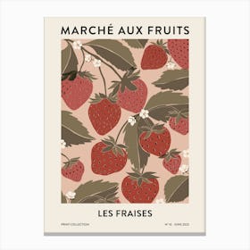 Fruit Market - Strawberries Canvas Print