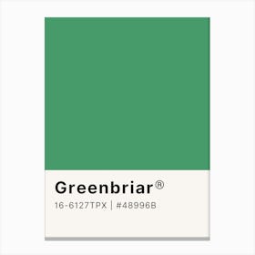 Greenbriar Canvas Print