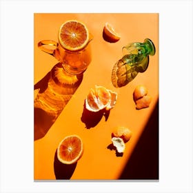 Oranges And Sun Light Canvas Print