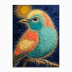 Bird On A Branch 3 Canvas Print