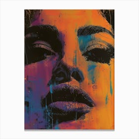 'The Face Of A Woman' 8 Canvas Print