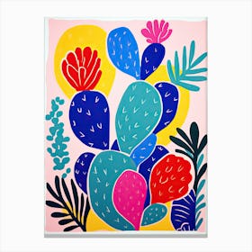 Cactus, Matisse style 1 Canvas Print