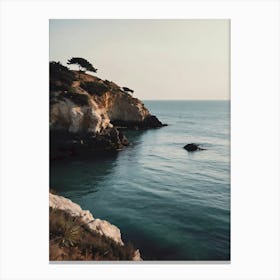 Cliffs And Sea Canvas Print