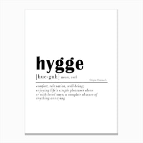 Hygge Canvas Print