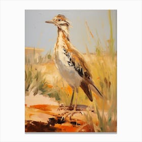 Bird Painting Roadrunner 1 Canvas Print