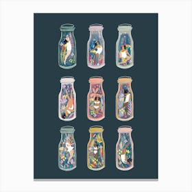 A bottle of Cleopatra Canvas Print