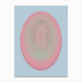 Pastel Harmony Pink 2 Canvas Print