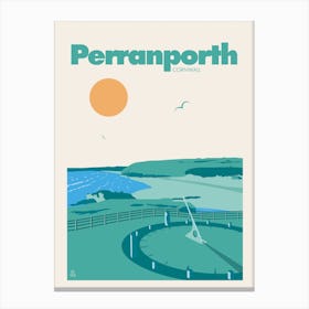 Perranporth, Cornwall Canvas Print