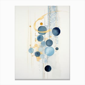 Blue And Gold 10 Canvas Print