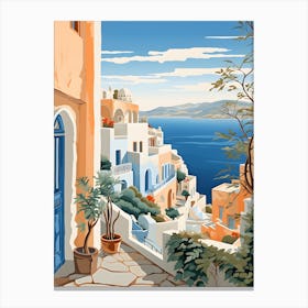 Oia Village Canvas Print