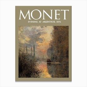 Claude Monet 8 Canvas Print