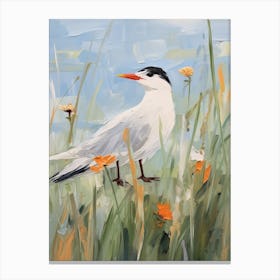 Bird Painting Common Tern 3 Canvas Print