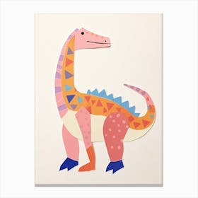 Nursery Dinosaur Art Iguanodon 3 Canvas Print