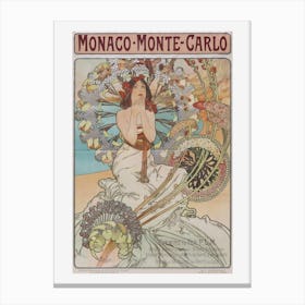 Monaco Monte Carlo Canvas Print