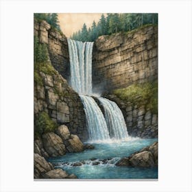 Waterfall 7 Canvas Print