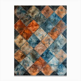 Tile Mosaic Canvas Print