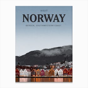 Travel Norway Canvas Print