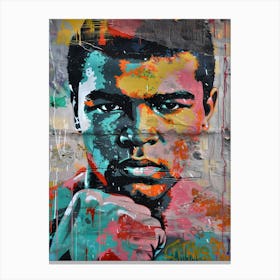 Pop art Muhammad Ali Canvas Print