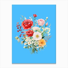 Bouquet Of Flowers 16 Canvas Print
