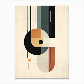 Whispers Of Wander; Boho Mid Century Odyssey Canvas Print