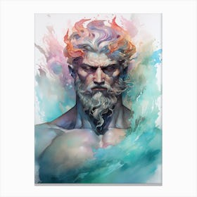 Illustration Of A Poseidon 6 Canvas Print