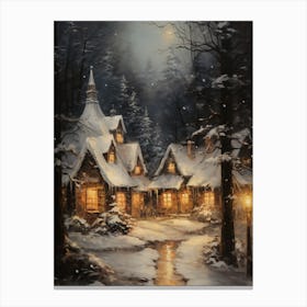 Winter'S Night Canvas Print