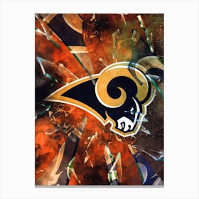 St Louis Rams Canvas Print