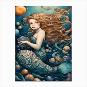 Mermaid Canvas Print