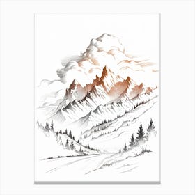 Mountain Landscape Canvas Print