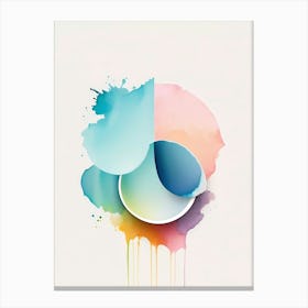 Watercolor Splash Canvas Print