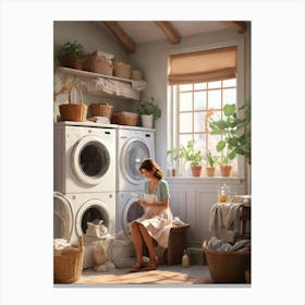 Laundry Room 7 Canvas Print