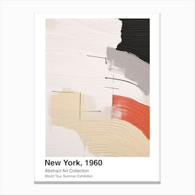 World Tour Exhibition, Abstract Art, New York, 1960 8 Canvas Print