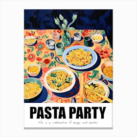 Pasta Party, Matisse Inspired 05 Canvas Print