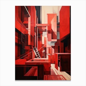 Abstract Geometric Architecture 3 Canvas Print