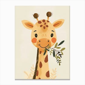 Cute Giraffe 2 Canvas Print