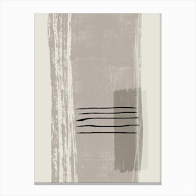 Abstract Painting In Earthly Tones 2 Canvas Print