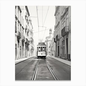 Lisbon, Portugal, Photography In Black And White 2 Canvas Print